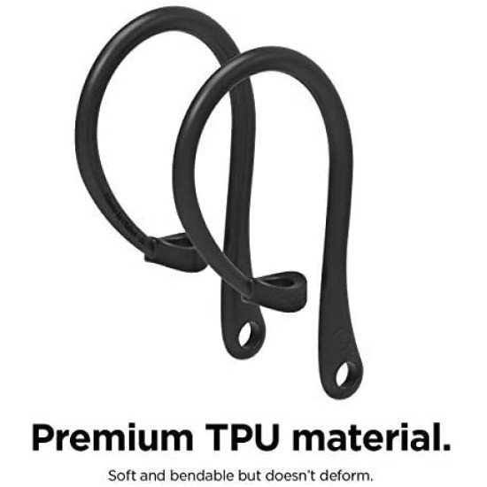 Elago AirPods Pro 2nd Gen / 1st Gen Earhooks - Black (EAPP-HOOKS-BK)