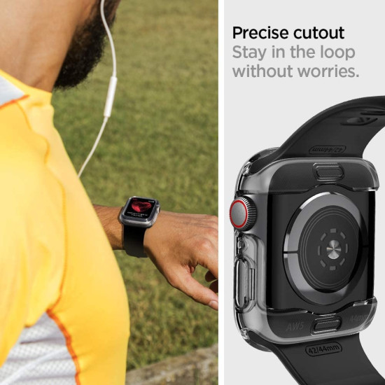Spigen Θήκη Ultra Hybrid Apple Watch SE/6/5/4 (44mm) - Crystal Clear (ACS00428)