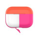 Puro ICON Θήκη Σιλικόνης για Airpods Pro 1st Gen - Fluo Fuchsia - Orange Cap (APPROCASE1FLUOFCS)