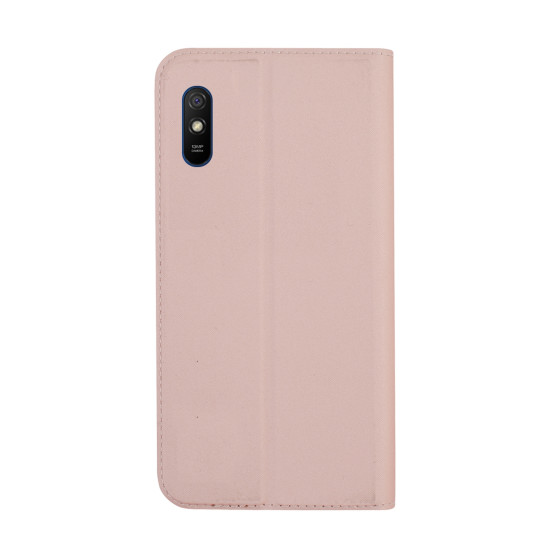 Vivid Θήκη  Πορτοφόλι Xiaomi Redmi 9A / 9AT / 9i - Rose Gold (VIBOOK131RG)