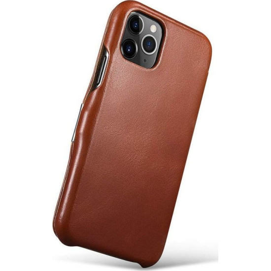iCarer Vintage Series Side-Open Δερμάτινη Θήκη iPhone 11 Pro Max - Brown (RIX1109-BN)