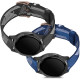 KW Nylon Λουράκια Garmin Vivoactive 4 - Grey / Blue - 2 Τεμάχια (53260.01)