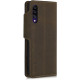 Kalibri Δερμάτινη Suede Θήκη Πορτοφόλι Samsung Galaxy A30s - Brown (53281.05)