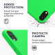 KWmobile Θήκη Σιλικόνης Apple iPhone XR - Soft Flexible Rubber Cover - Neon Green (45910.44)