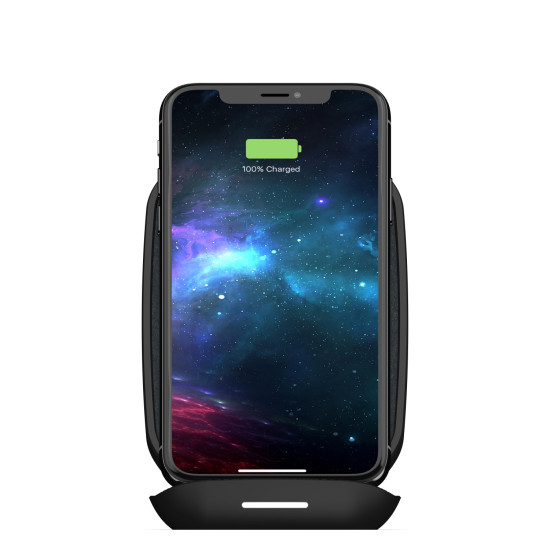 Mophie Wireless Charging Stand Σταθμός Ασύρματης Φόρτισης Quickcharge 10W – Ultrasuede / Black (401304099)