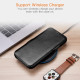 iCarer Vintage Series Curved Edge - Δερμάτινη Θήκη Apple iPhone 12 Pro Max - Black (RIX1202-BK)