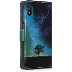 KWmobile Θήκη - Πορτοφόλι Samsung Galaxy A10e - Cosmic Nature / Blue / Grey / Black (51659.03)