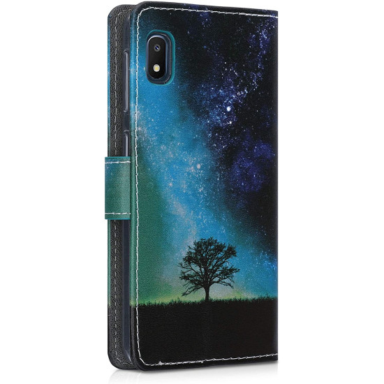 KWmobile Θήκη - Πορτοφόλι Samsung Galaxy A10e - Cosmic Nature / Blue / Grey / Black (51659.03)