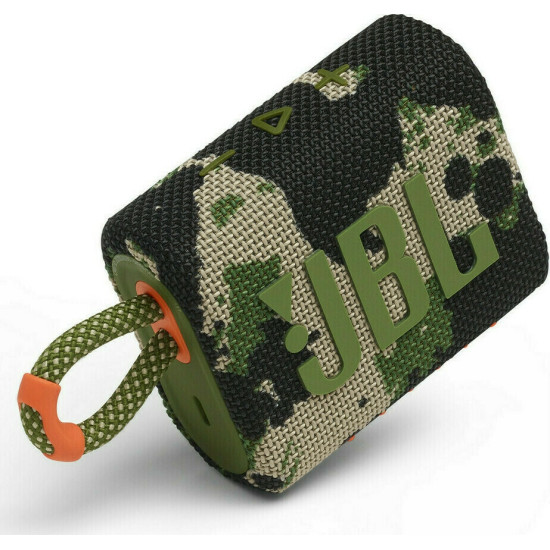 JBL Go3 Bluetooth Speaker - Αδιάβροχο Ασύρματο Ηχείο - Squad (JBLGO3SQUAD)