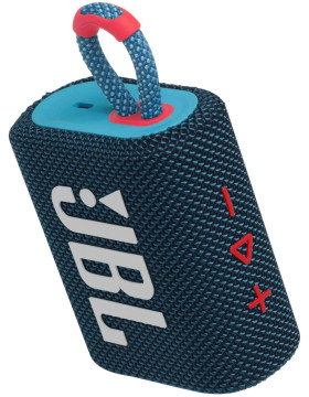JBL Go3 Bluetooth Speaker - Αδιάβροχο Ασύρματο Ηχείο - Blue / Pink (JBLGO3BLUP)