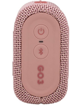 JBL Go3 Bluetooth Speaker - Αδιάβροχο Ασύρματο Ηχείο - Pink (JBLGO3PINK)