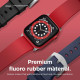 Elago Fluoro Rubber Premium - Ανθεκτικό Λουράκι Apple Watch Ultra/SE/11/10/9/8/7/6/5/4 (49/46/45/44mm) - Red (EAW-BAND-44RD)