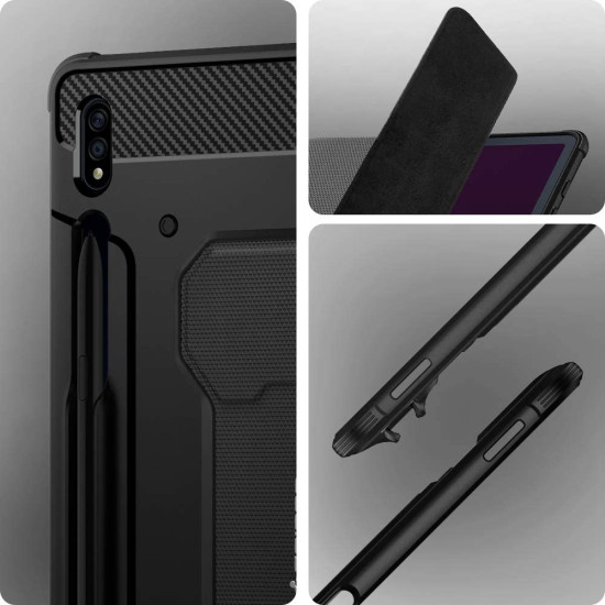 Spigen Θήκη Rugged Armor Pro Samsung Galaxy Tab S8 Plus / S7 Plus 12.4" - Black (ACS01607)