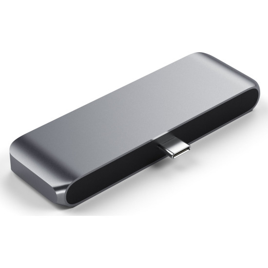 Satechi Αντάπτορας Type-C Mobile Pro Hub - Με 1x 4K HDMI / 1x USB-A / 1x Type-C / 1x 3.5mm Jack - Space Gray (ST-TCMPHM)