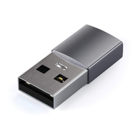 Satechi Αντάπτορας USB-A (male) σε Type-C (female) - Space Gray (ST-TAUCM)