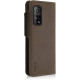 Kalibri Δερμάτινη Suede Θήκη Πορτοφόλι Xiaomi Mi 10T / Mi 10T Pro - Brown (54158.05)