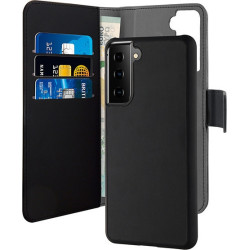 Puro Θήκη - Πορτοφόλι Wallet Detachable 2 in 1 - Samsung Galaxy S21 5G - Black (SGS21BOOKC3-BLK)