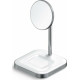 Satechi 2 in 1 Magnetic Wireless Charging Stand - Μαγνητική Βάση Φόρτισης για τα iPhone 16 / 15 / 14 / 13 / 12 & Airpods - Space Grey (ST-WMCS2M)