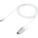 Satechi Καλώδιο Type-C (male) σε HDMI 4K 60Hz (male) - 180cm - Silver (ST-CHDMIS)