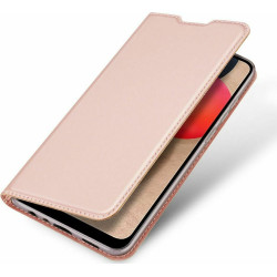 Duxducis SkinPro Θήκη Πορτοφόλι Samsung Galaxy A02s - Rose Gold (77144)