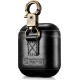 iCarer Vintage Δερμάτινη Θήκη με Γάντζο για Apple AirPods 2nd Gen / 1st Gen - Black (IAP032-BK)