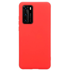 Crong Color Θήκη Premium Σιλικόνης Huawei P40 - Red (CRG-COLR-HP40-RED)