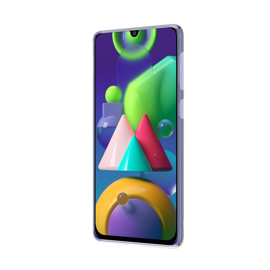 Crong Slim Διάφανη Θήκη Σιλικόνης Samsung Galaxy M21 - 0.8mm - Clear (CRG-CRSLIM-SGM21-TRS)