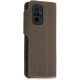 Kalibri Δερμάτινη Suede Θήκη Πορτοφόλι Xiaomi Redmi Note 10 Pro - Brown (54558.05)