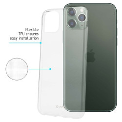 Crong Slim Διάφανη Θήκη Σιλικόνης Apple iPhone 11 Pro - 0.8mm - Clear (CRG-CRSLIM-IP11P-TRS)