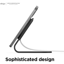 Elago MS3 Magsafe Charging Stand - Βάση Αλουμινίου για τον Ασύρματο Φορτιστή MagSafe - Black (EMSST3-BK)