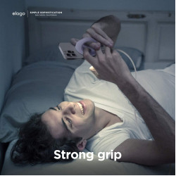 Elago Grip Magsafe Stand - Βάση Σιλικόνης για τον Ασύρματο Φορτιστή MagSafe - Lavender (EMSGRIP-LV)