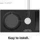 Elago MagSafe Charging Tray Duo - Βάση Σιλικόνης για τον Ασύρματο Φορτιστή MagSafe & Φορτιστή Apple Watch - Black (EMSTRAY-DUO-BK)
