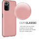 KWmobile Θήκη Σιλικόνης Xiaomi Redmi Note 10 / Note 10S - Metallic Rose Gold (54542.31)