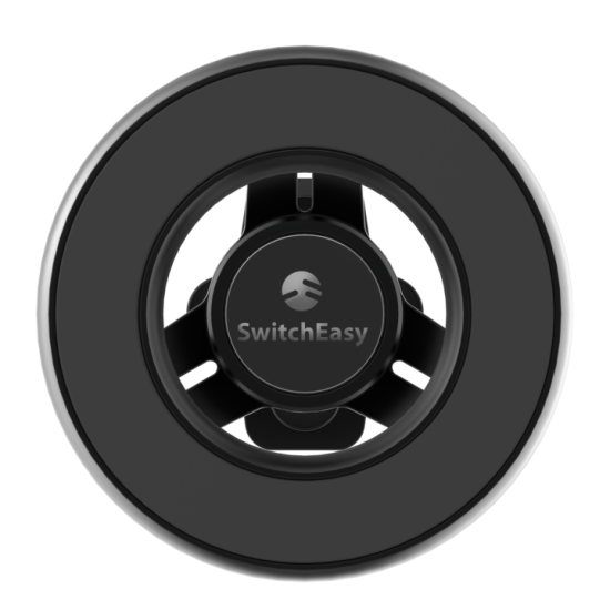 SwitchEasy MagMount - MagSafe Μαγνητική Βάση Στήριξης Αεραγωγών Αυτοκινήτου - Black (GS-114-154-221-11)
