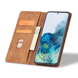Bodycell Θήκη - Πορτοφόλι Samsung Galaxy A42 5G - Brown (5206015058929)