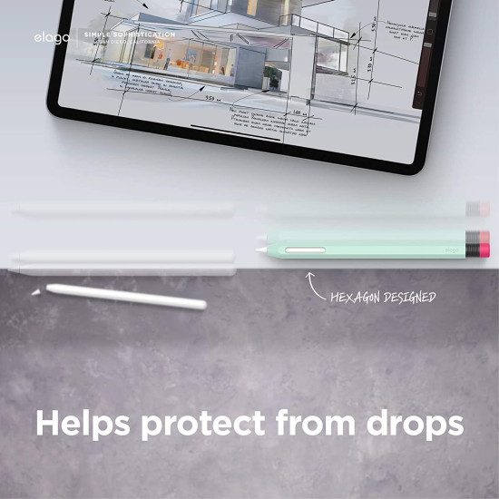 Elago Classic Θήκη Premium Σιλικόνης Apple Pencil 2nd Gen - Mint (EAPEN2-SC-MT)