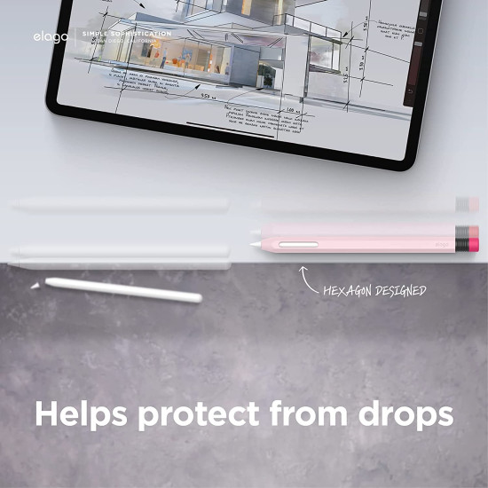 Elago Classic Θήκη Premium Σιλικόνης Apple Pencil 2nd Gen - Lovely Pink (EAPEN2-SC-LPK)