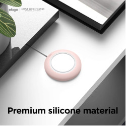 Elago MagSafe Charging Pad - Βάση Σιλικόνης για τον Ασύρματο Φορτιστή MagSafe - Lovely Pink (EMSPAD1-LPK)