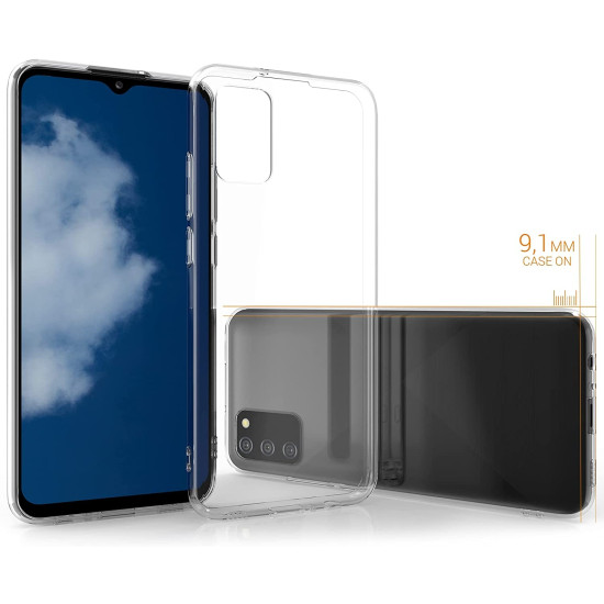 KWmobile Διάφανη Θήκη Σιλικόνης Samsung Galaxy A02s - Transparent (55089.03)