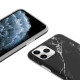 Crong Marble Θήκη Σιλικόνης Apple iPhone 11 Pro - Black (CRG-MRB-IP11P-BLK)
