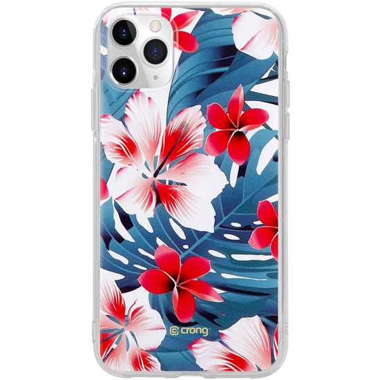 Crong Flower Θήκη Σιλικόνης Apple iPhone 11 Pro - Pattern 03 (CRG-FLR-IP11P-03)
