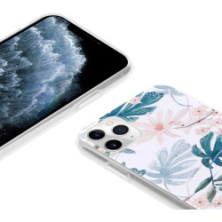Crong Flower Θήκη Σιλικόνης Apple iPhone 11 Pro - Pattern 01 (CRG-FLR-IP11P-01)