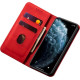 Bodycell Θήκη - Πορτοφόλι Apple iPhone 12 Pro Max - Red (5206015055409)