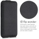 Kalibri Δερμάτινη Θήκη Flip Apple iPhone 12 / 12 Pro - Ultra Slim Leather Protective Phone Cover - Black (55690.01)