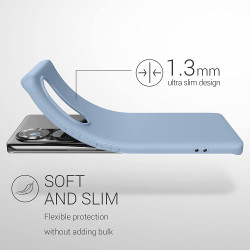 KWmobile Θήκη Σιλικόνης Honor 50 Pro - Light Blue Matte (55410.58)