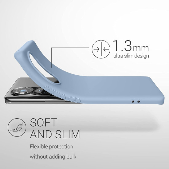 KWmobile Θήκη Σιλικόνης Honor 50 Pro - Light Blue Matte (55410.58)