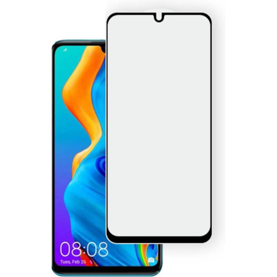T-Max Premium 3D Tempered Glass Full Glue Fluid Despensing - Αντιχαρακτικό Γυαλί Οθόνης Huawei P30 Lite - Black (5206015066023)