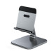 Satechi Aluminum Desktop Stand - Ρυθμιζόμενη και Αναδιπλούμενη Βάση Αλουμινίου για Smartphone & Tablet 4"-13" (ST-ADSIM)