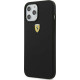 Ferrari On Track Collection with Microfiber - Θήκη Σιλικόνης Apple iPhone 12 Pro Max - Black (FESSIHCP12LBK)
