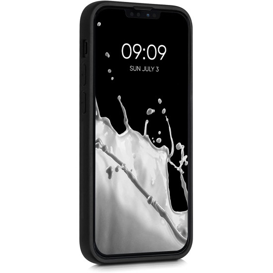 KWmobile Σκληρή Ξύλινη Θήκη με TPU Bumper - Apple iPhone 13 - Walnut / Dark Brown (55954.18)